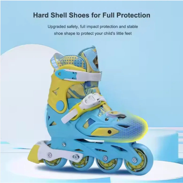 Adjustable Inline Roller Skates Slalom Freestyle