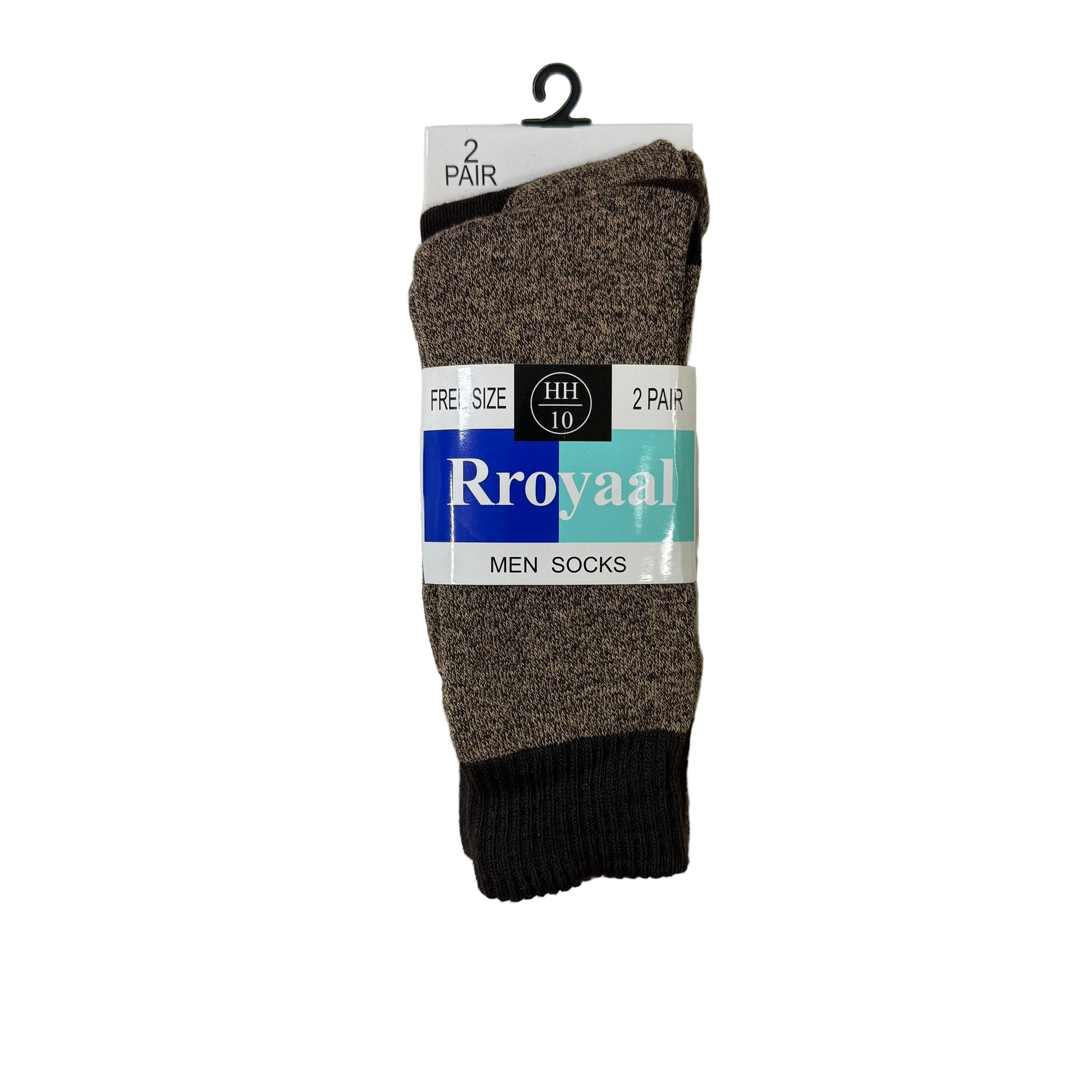 Pack of men's socks with Rroyaal branding on a white background