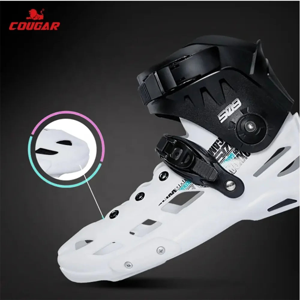 Freestyle slalom inline roller skates