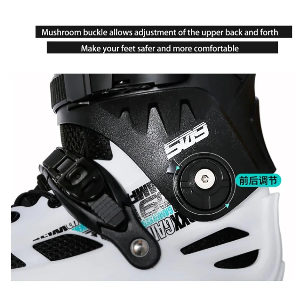 Freestyle slalom inline roller skates