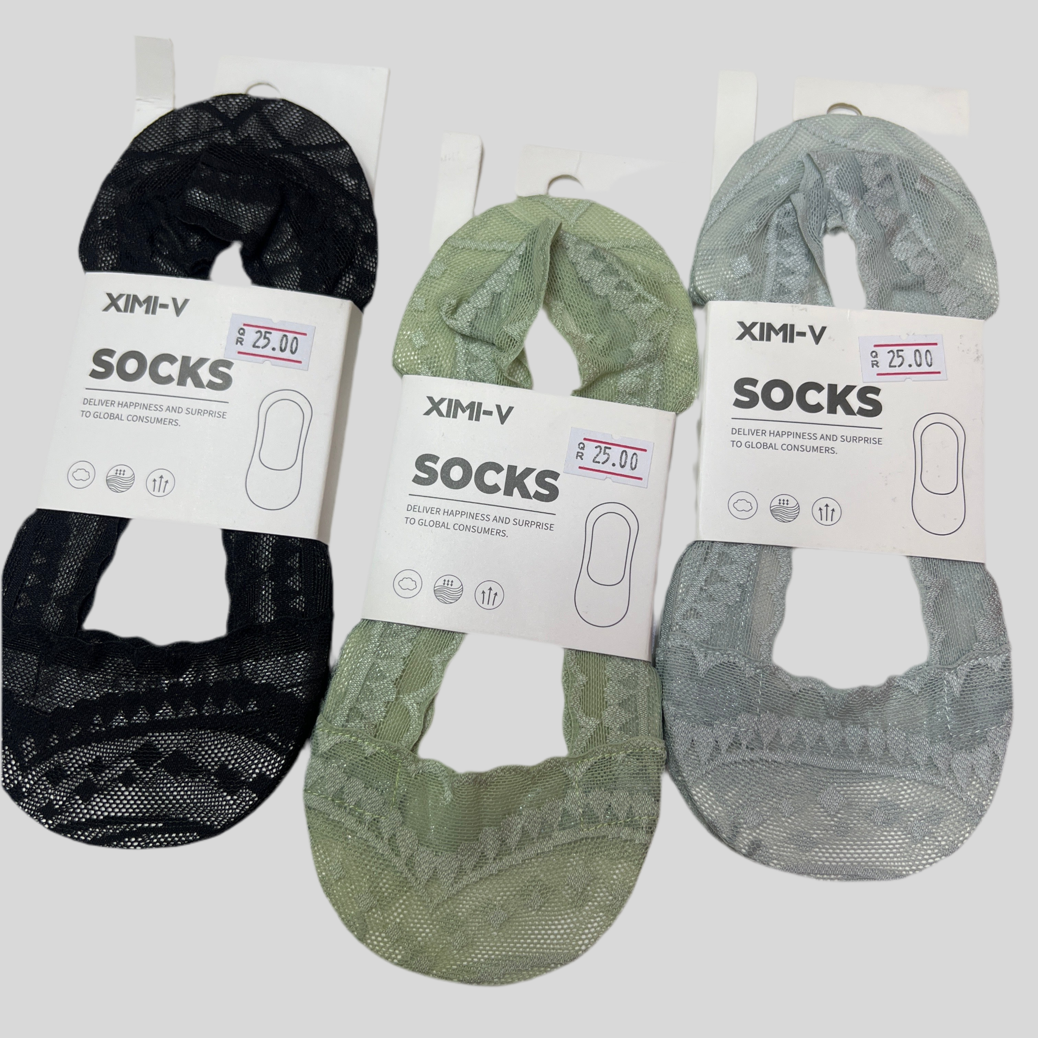 Women’s Socks - Invisible  2 pairs