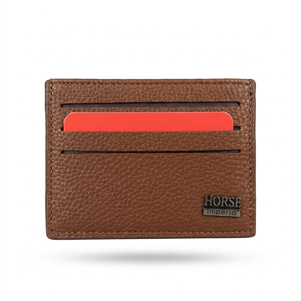 Men Casual Faux Leather Card Holder Slim Credit Card Case Wallet