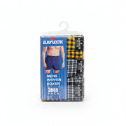 Mens woven boxer