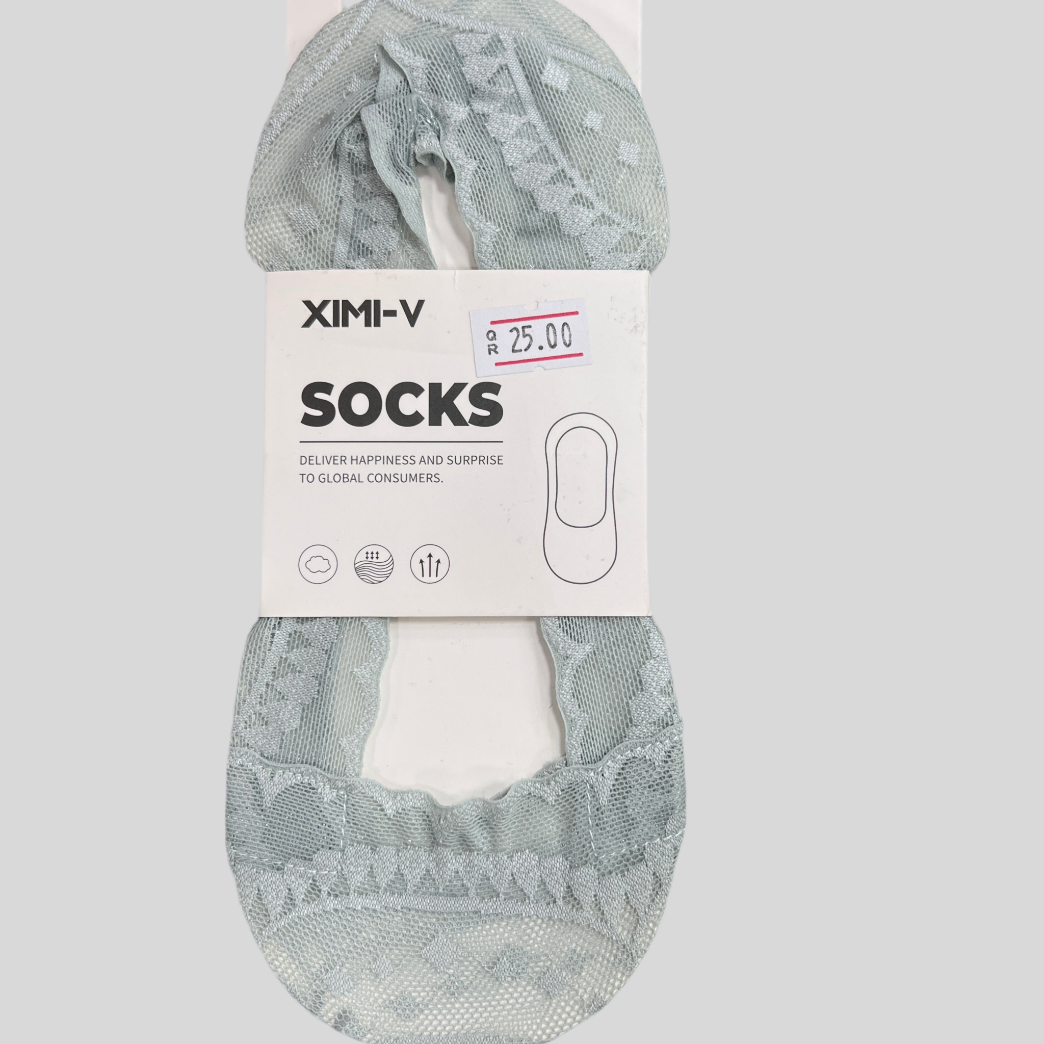 Women’s Socks - Invisible  2 pairs