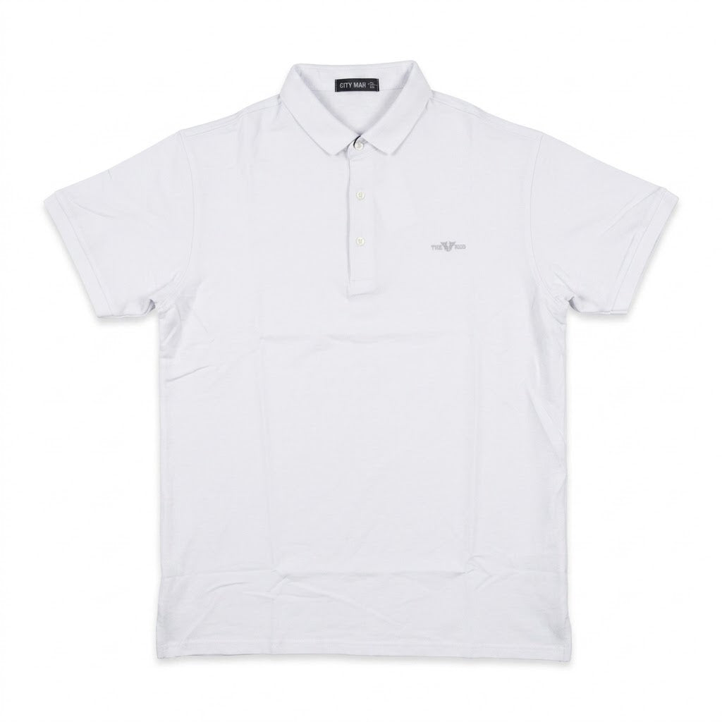 CITY MAN Men's TUE DES Bee Embroidered Polo Shirt