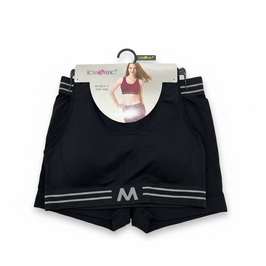 Rosa Junio Women's Innerwear Set Comfortable Seamless Nylon Blend