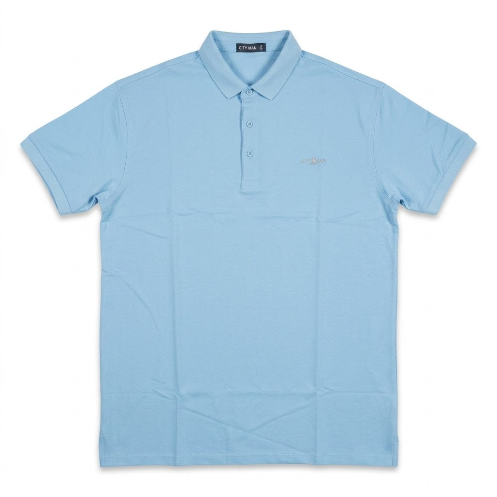 CITY MAN Men's TUE DES Bee Embroidered Polo Shirt