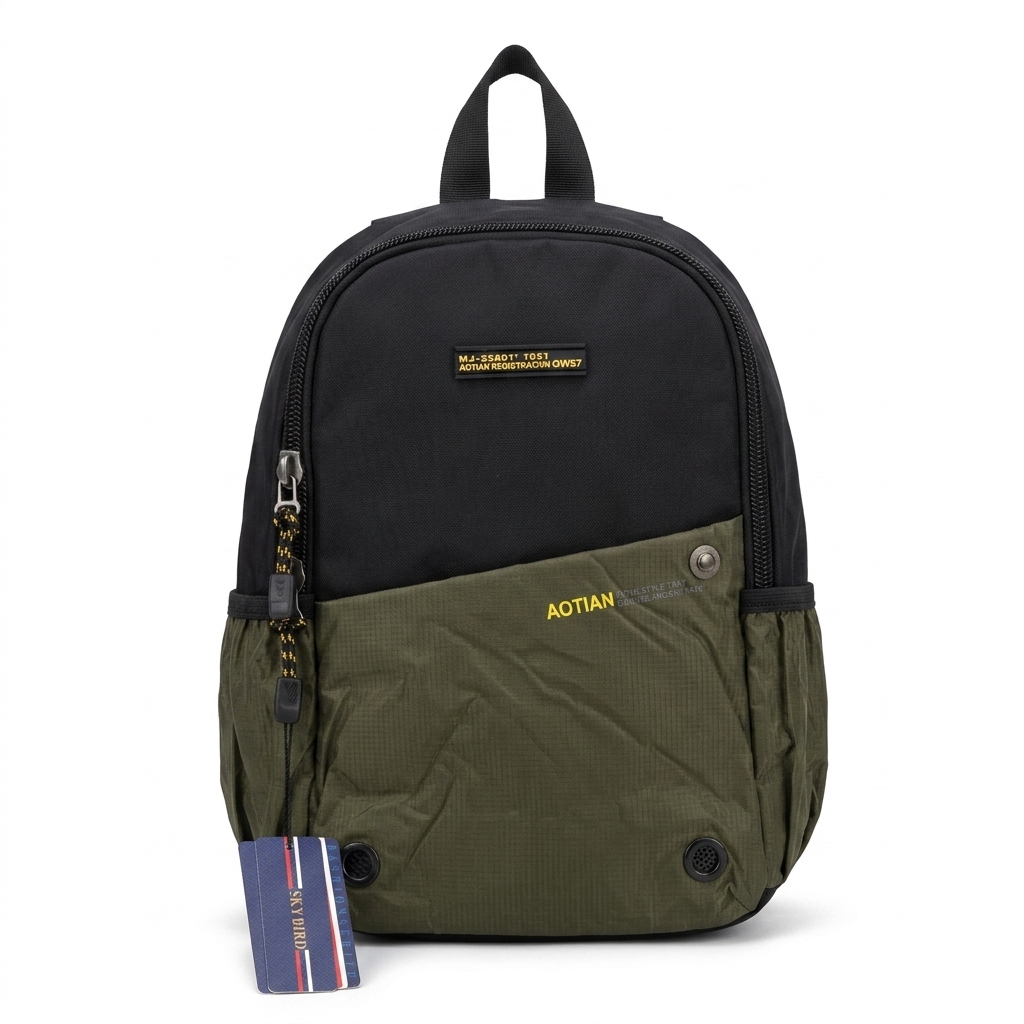 Aotian Unisex Casual Backpack Water Resistant Lightweight Travel Daypack with Anti Theft Back Pocket