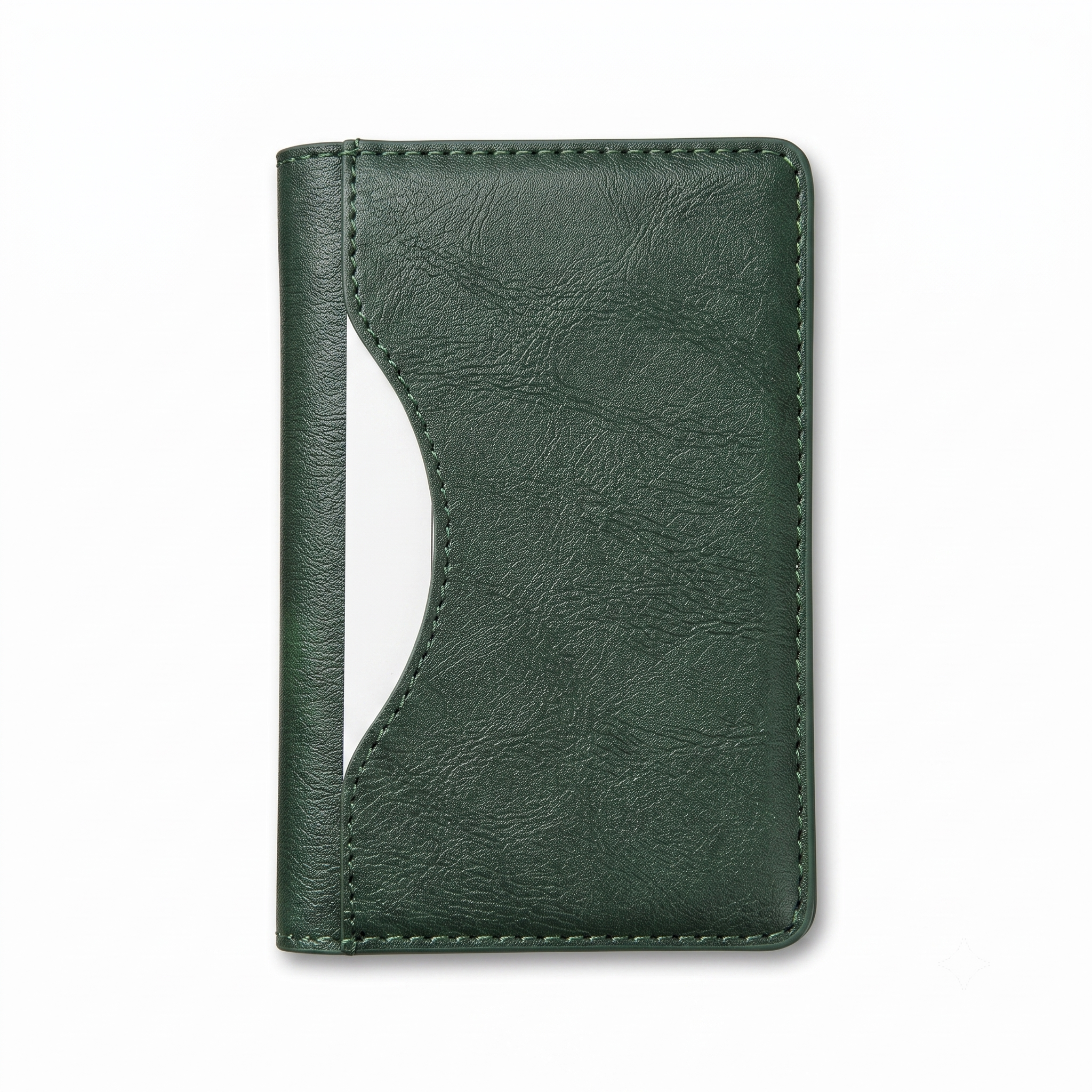 Magnetic Leather Tri Fold Card Holder Wallet