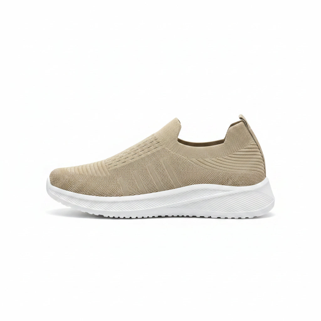 Mens Knit Slip On Sneakers
