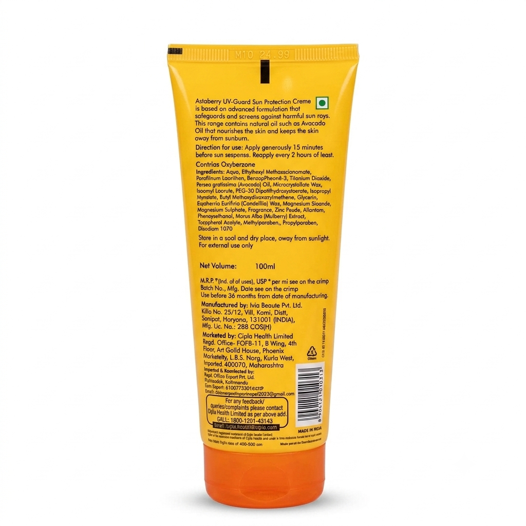 Astaberry Sun Protection Creme