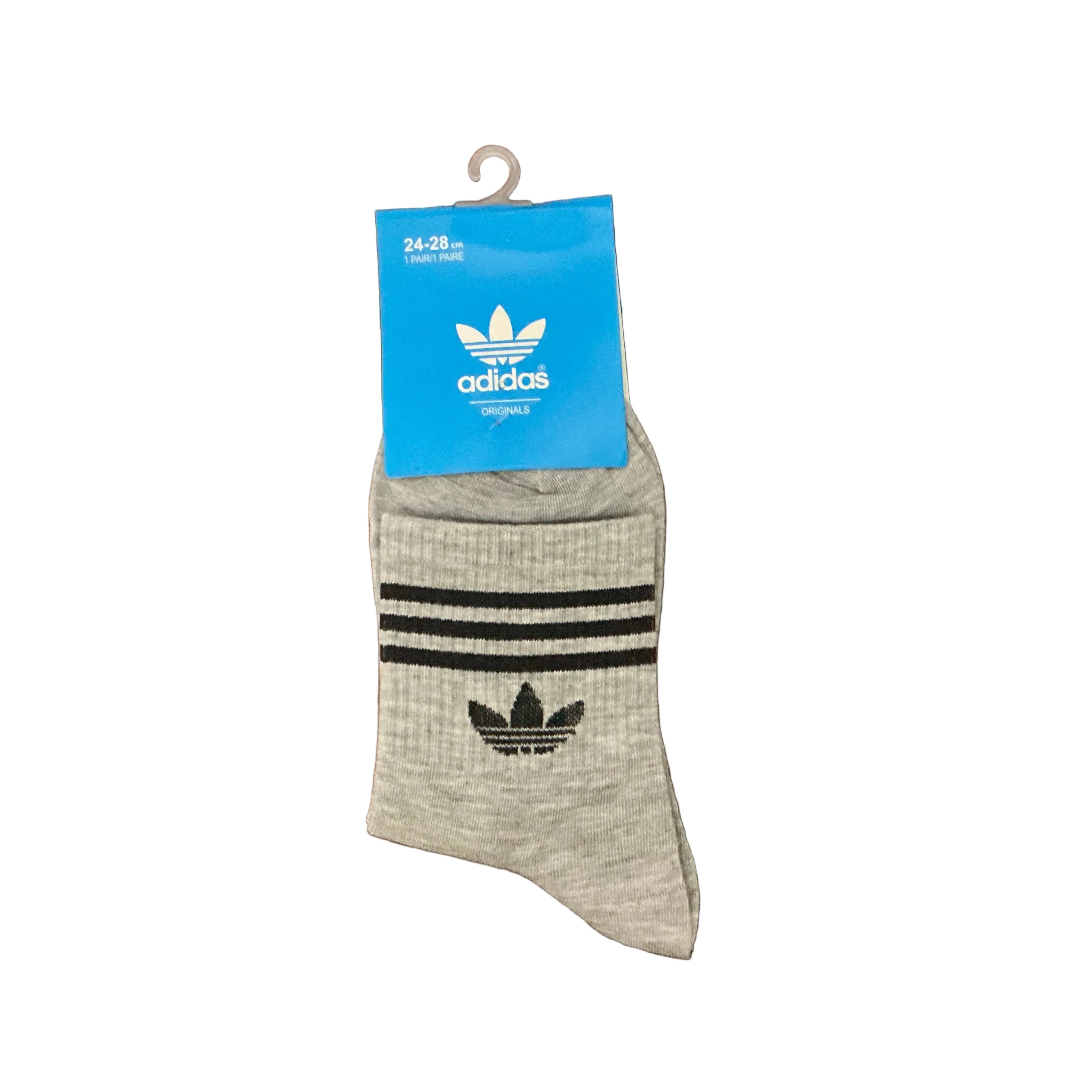 Classic 3-Stripe Crew Socks - Retro Athletic Style