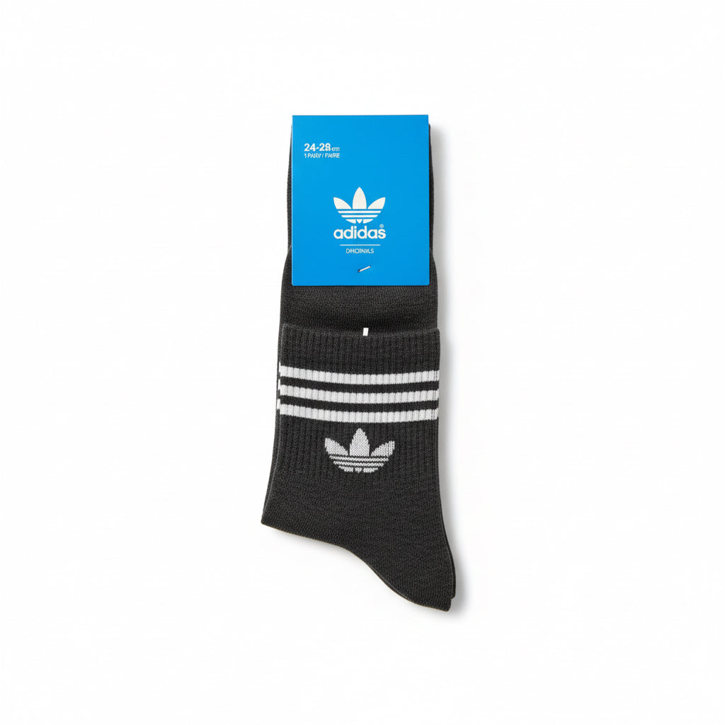 Classic 3-Stripe Crew Socks - Retro Athletic Style