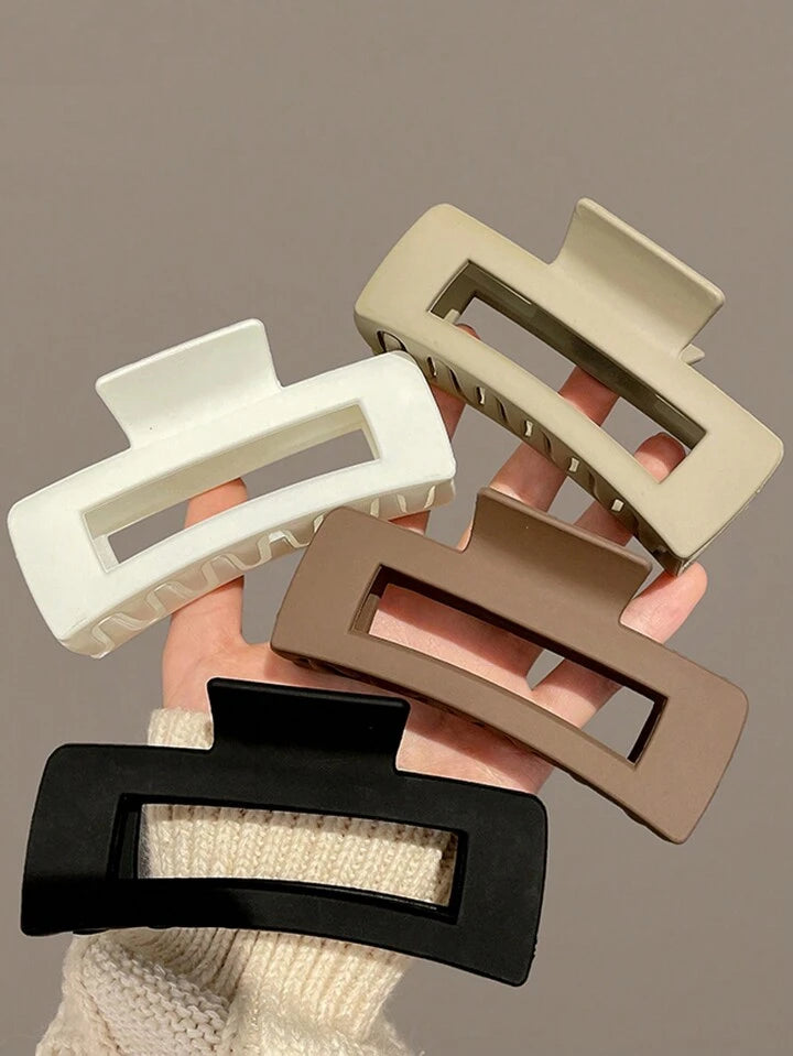 Big Square Plastic Hair Clips
