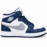 Men's Two-Tone High-Top Sneakers