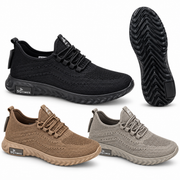 Men's black 5G Times mesh lace-up sneakers with textured upper and sporty sole