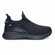 Aero Max men slip on sneakers in grey color side view