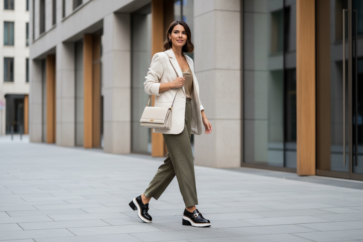 generate lifestyle photo for women's collection