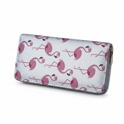 Womens Pink Flamingo Wallet